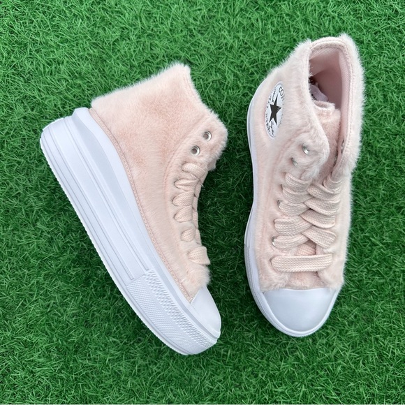 Converse Chuck Taylor All Star Move Hi Blush Hush - Picture 9 of 14